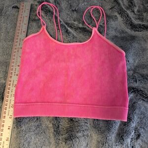 Zenana Outfitters Pink Crop Top